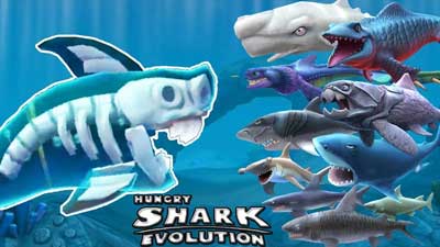 Скачать Hungry Shark Evolution 8.3.0 на деньги и алмазы (Последняя версия) APK