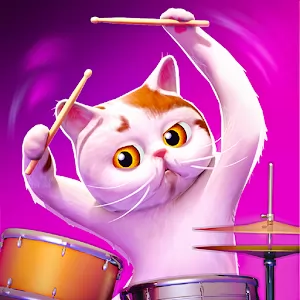 Cat Drummer Legend - Toy